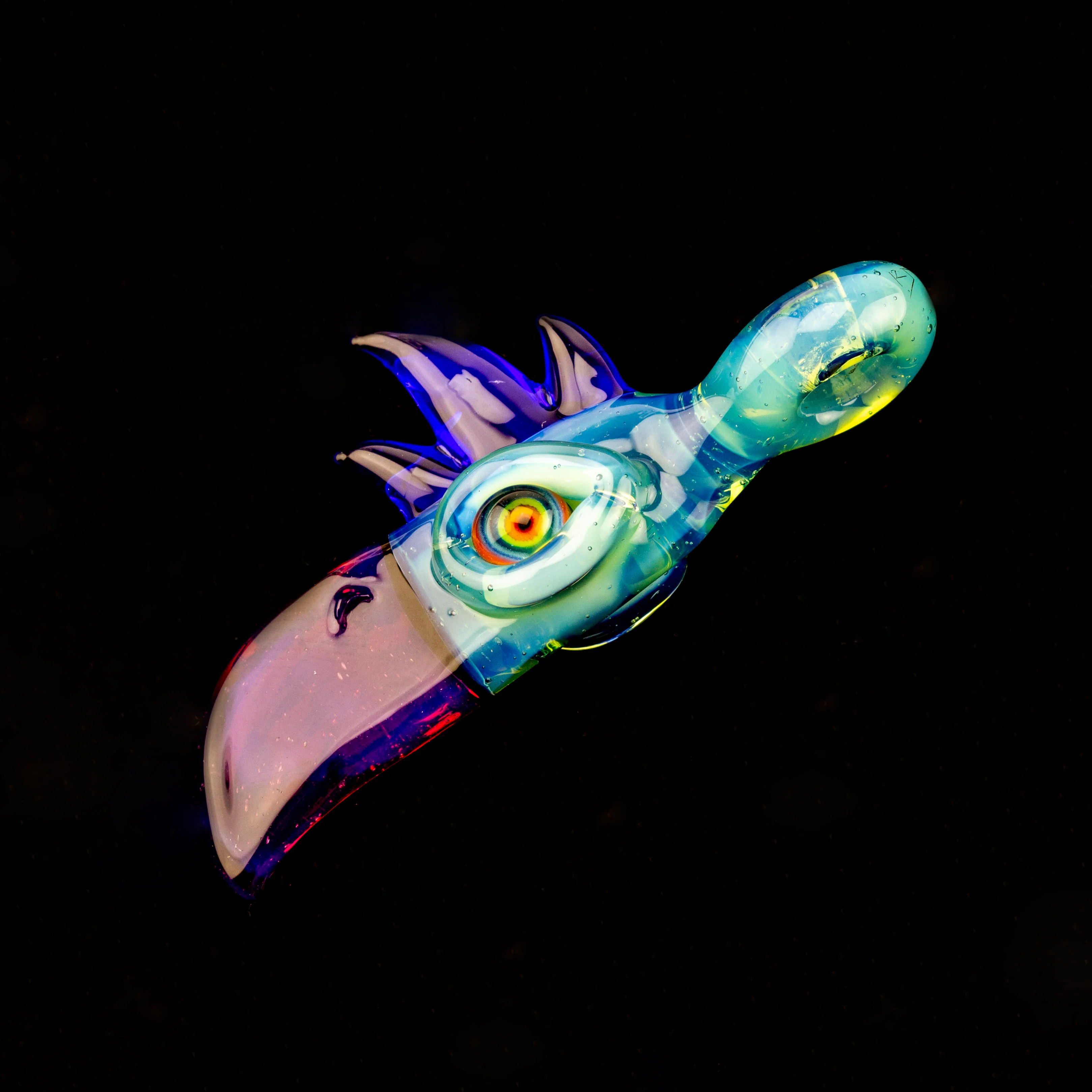 Aquamania & Royal Jelly Toucan Head Pendant #RJG05