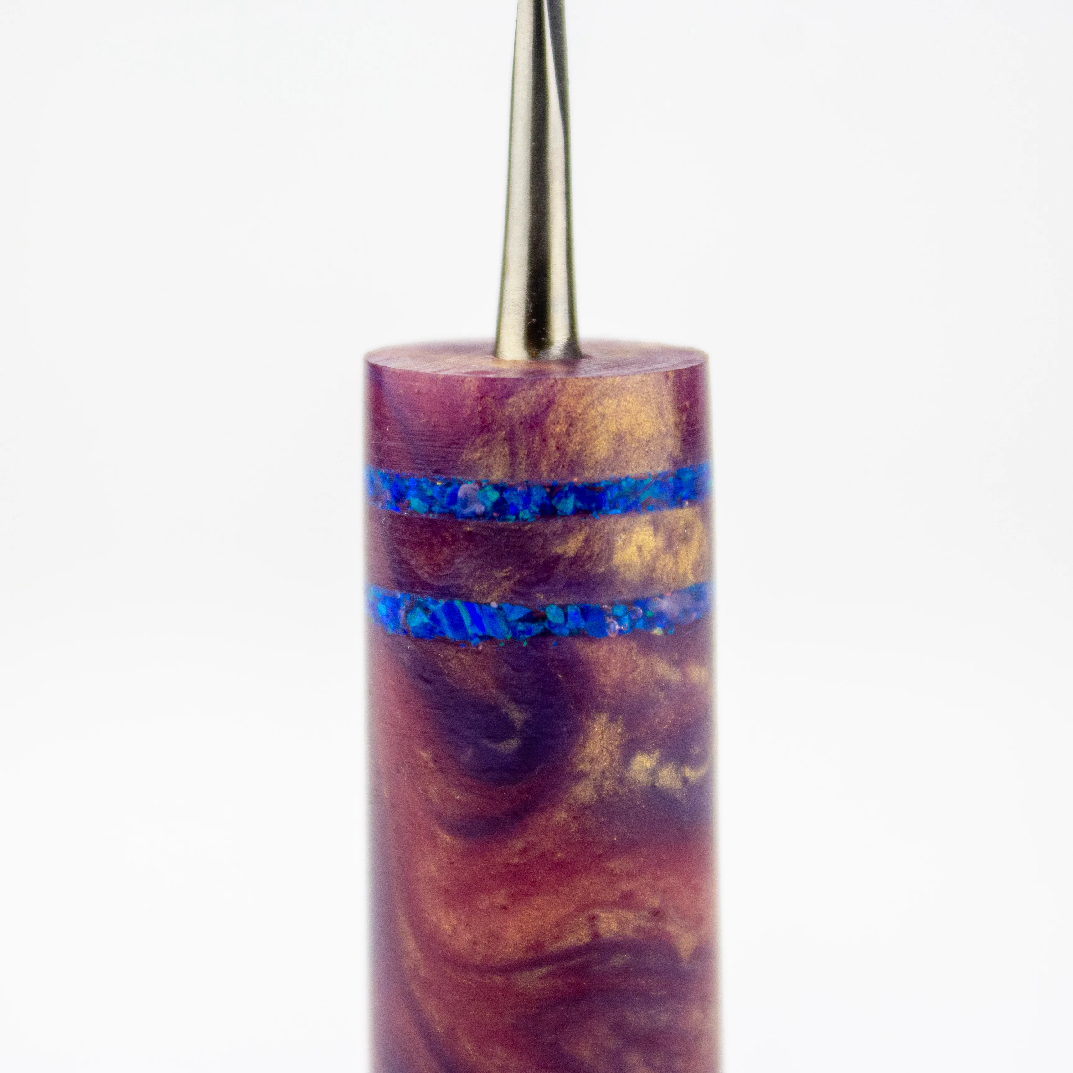 Crushed Opal & Plum Tyfusion Resin Dabber Tool #HAH55 - Image 2