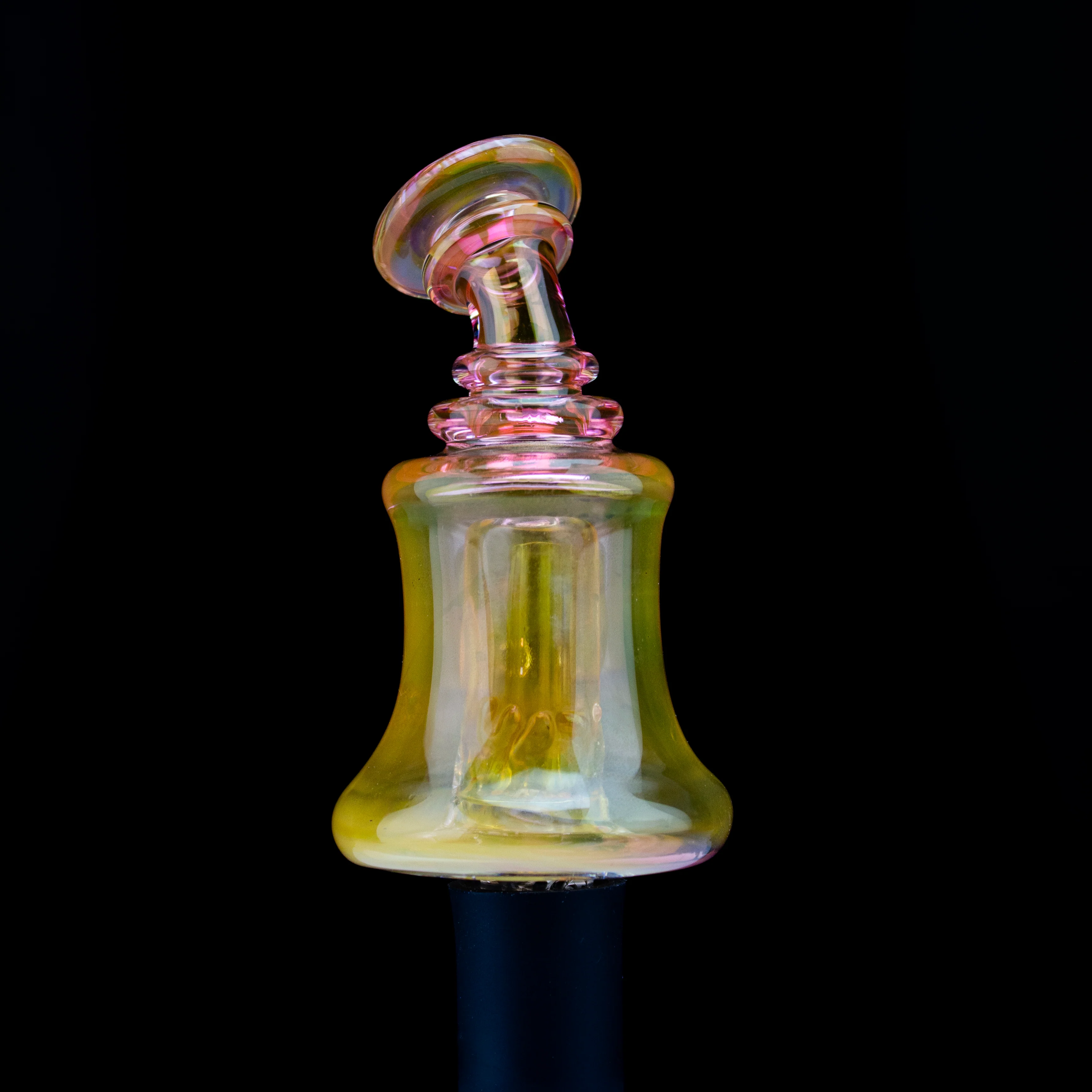 Gold Fumed Pivot Shredder Bubbler #YD115 - Image 2